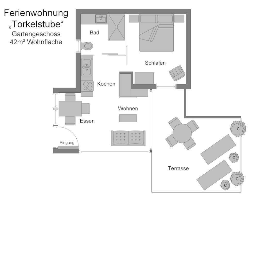 Grundriss Fewo Torkel DG350
